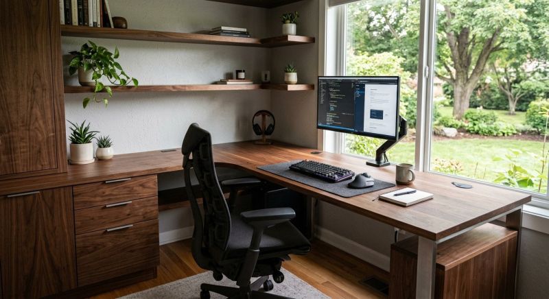 Custom Desk Installation in Durham, NC
