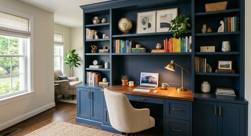 Built In Desk Installation in Alexandria, VA