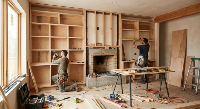 Built In Shelving Service in Raleigh, NC
