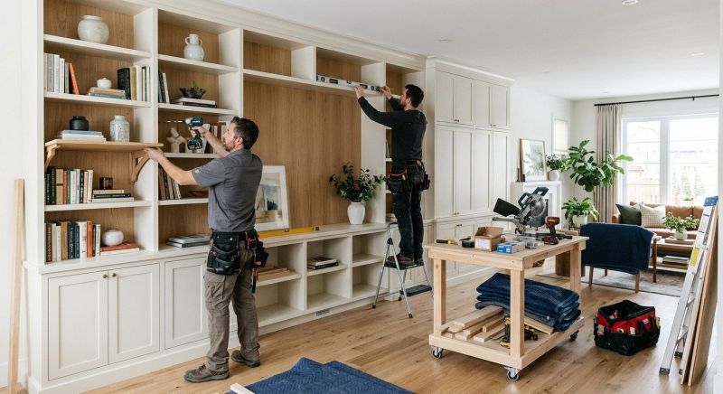 Built In Storage Installation in Alexandria, VA