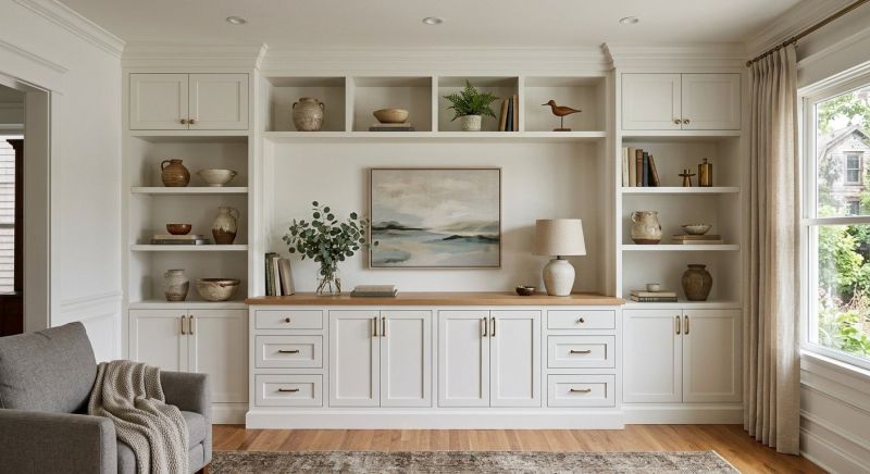Built In Tv Cabinetry in Fairfax, VA