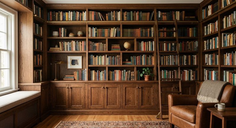 Custom Bookshelves Service in Durham, NC