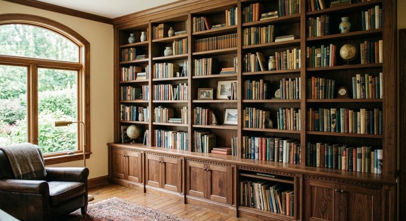 Custom Bookshelves Service in Raleigh, NC