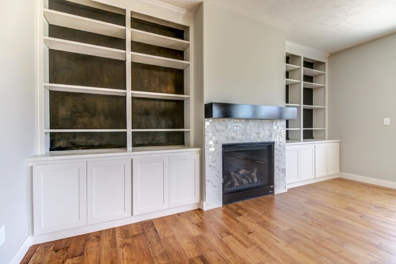 Fireplace Cabinet Installation in Durham, NC