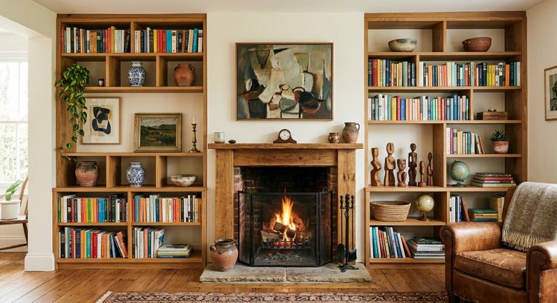 Fireplace Shelves Installation in Fairfax, VA